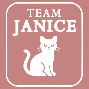 Team Janice - Sponge Fleece Raglan Crewneck Sweatshirt Design