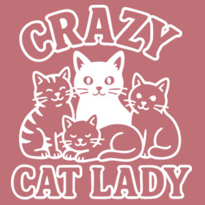 Crazy Cat Lady - Cotton T-Shirt Design