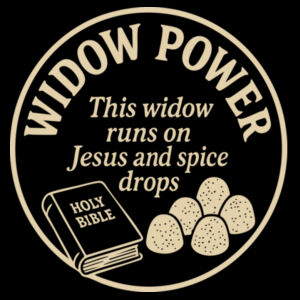 Widow Power - Cotton T-Shirt Design
