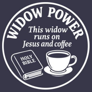 Widow Power - Sponge Fleece Raglan Crewneck Sweatshirt Design