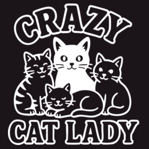 Crazy Cat Lady - Foam Mesh-Back Trucker Cap Design