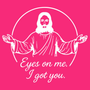 Eyes on Me - Heavy Cotton™ Women’s V-Neck T-Shirt Design