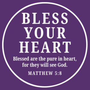 Bless your Heart - Heavy Cotton™ Women’s V-Neck T-Shirt Design